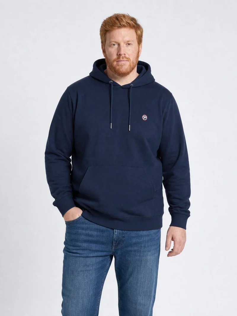 Plus Size katoenen hoodie steelview