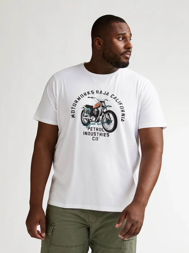 T-shirt met print Geyser