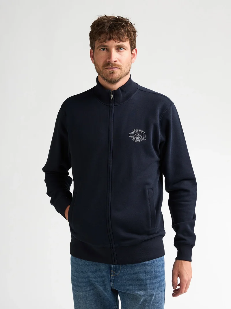 Sweatshirt met opstaande kraag en rits Marden