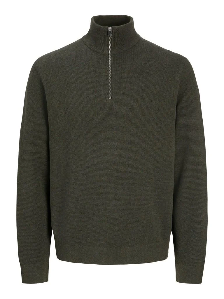 JJMILANO STITCH KNIT HALF ZIP