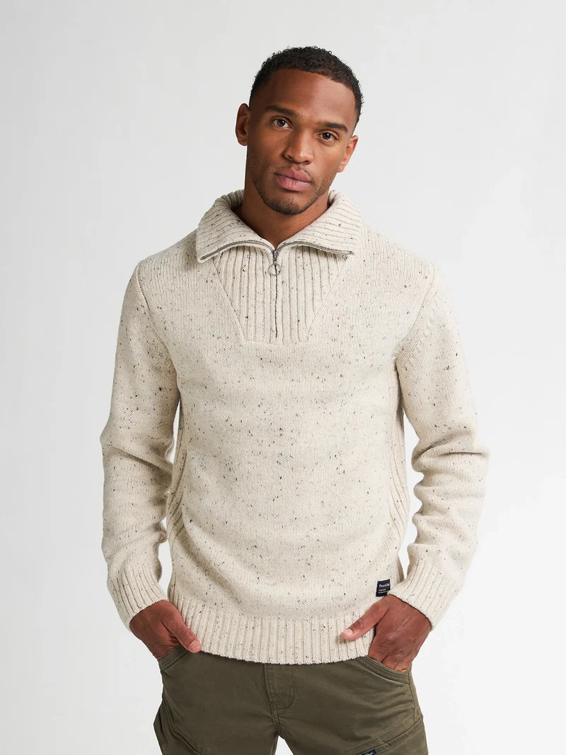 Gebreide Half-Zip Trui Denver