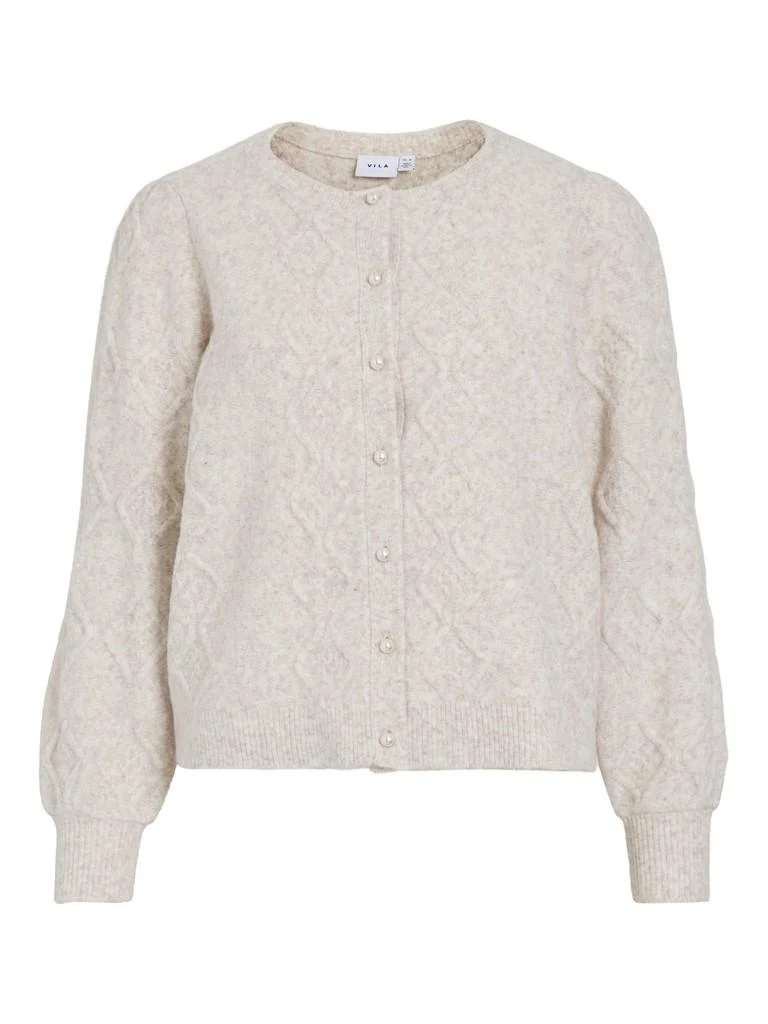 VICLEO O-NECK L/S CABLE KNIT
