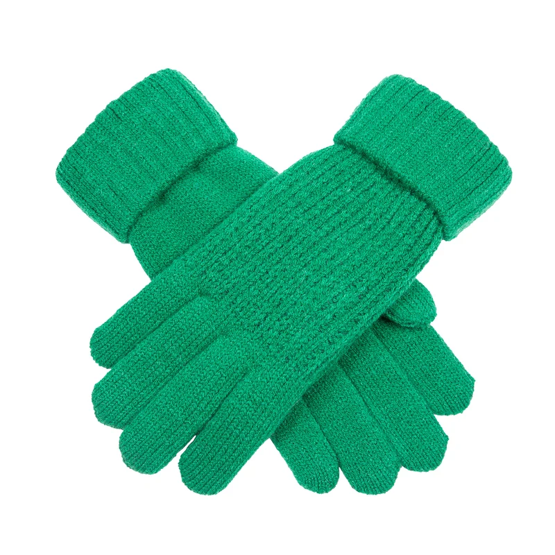 Vrouwen Geribbelde Brei Handschoenen