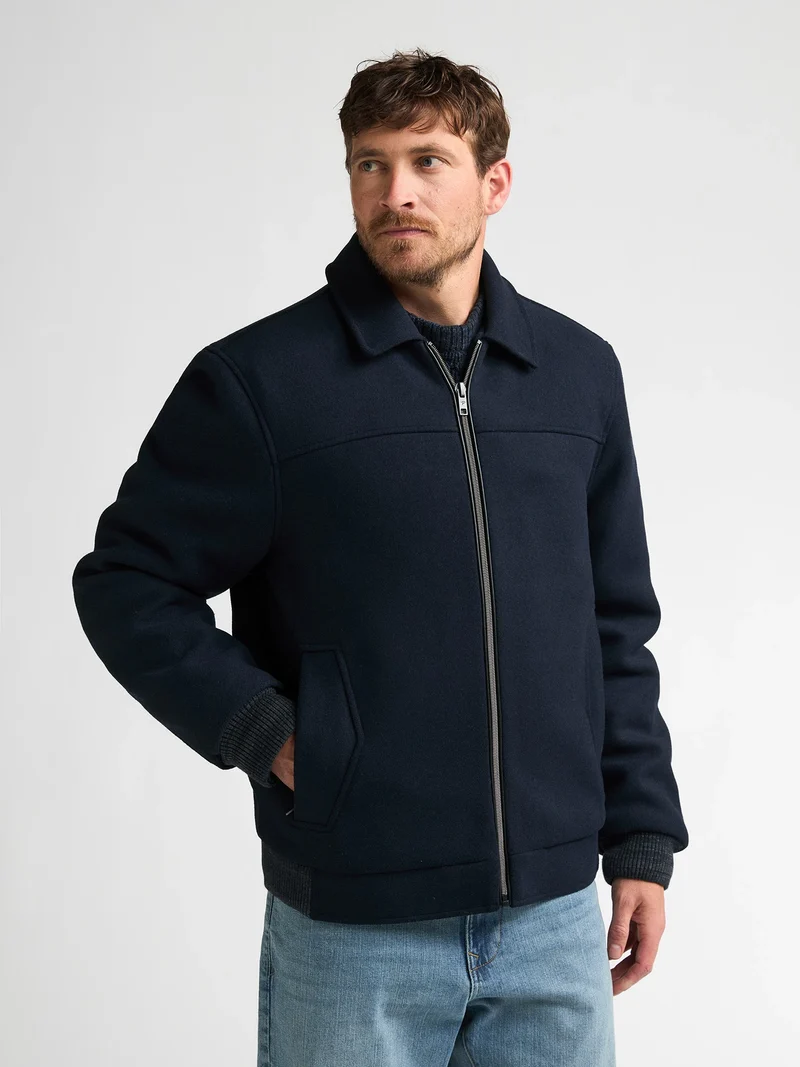 Wollen mix bomberjack millvalley
