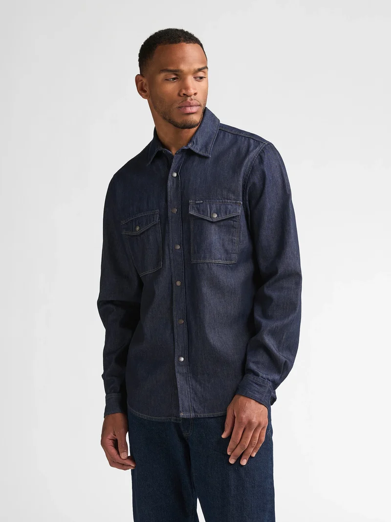 Denim overhemd met lange mouwen forgestate