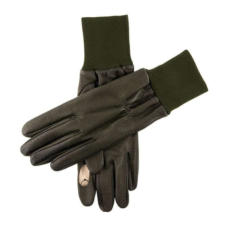 Heritage waterbestendige half-fleece gevoerde lederen schiethandschoenen voor heren