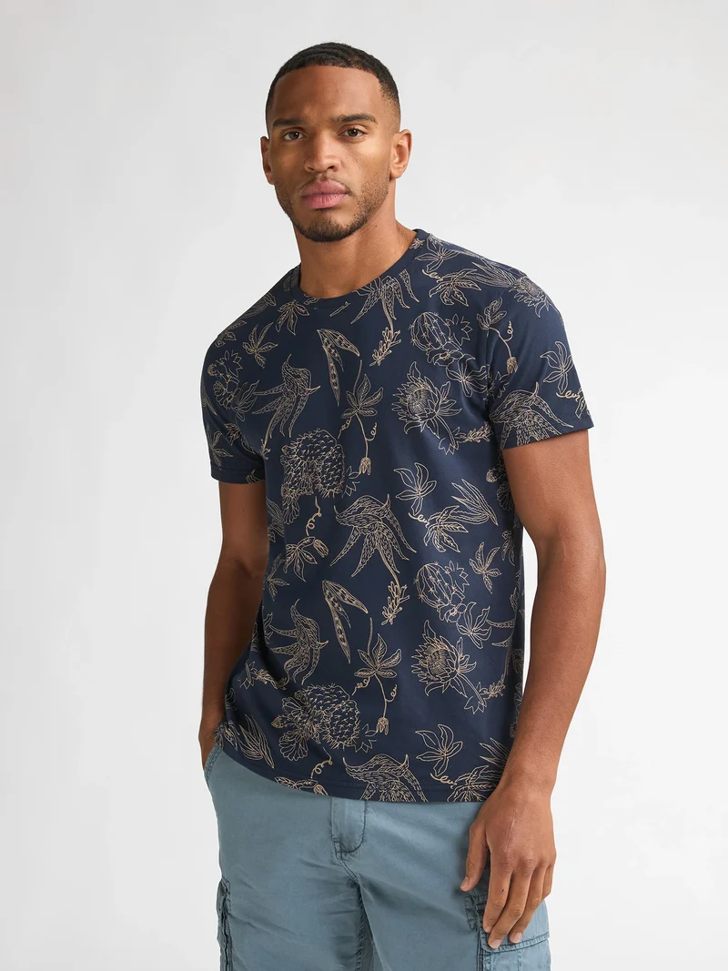 T-shirt met all-over print Rocosa
