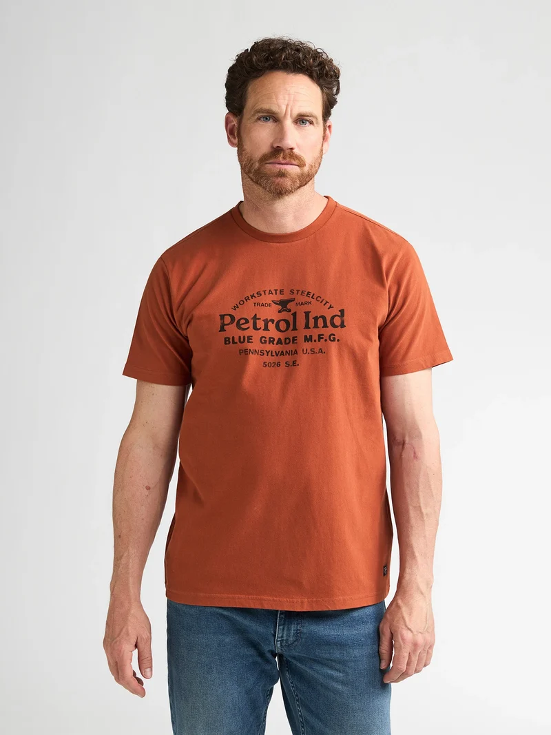 T-shirt met industriële print elliott