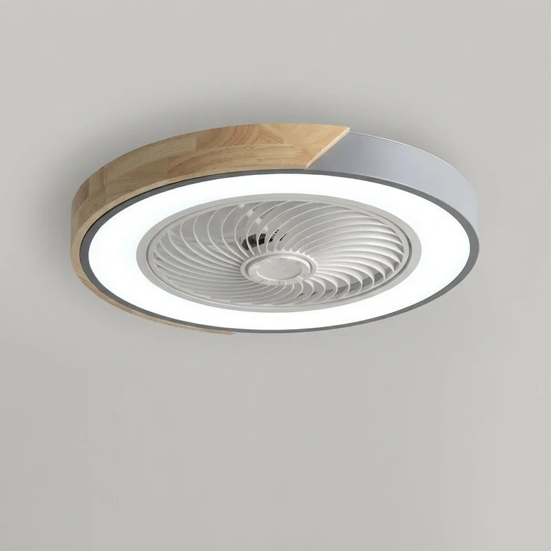 Plafondarmatuur met LED-verlichting en ventilator