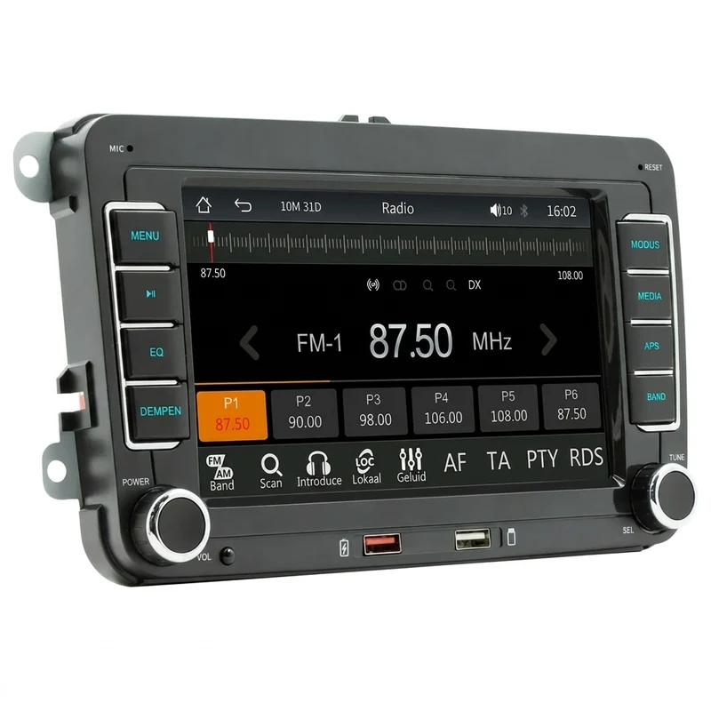 Autoradio met 7-inch hd-touchscreen en bluetooth