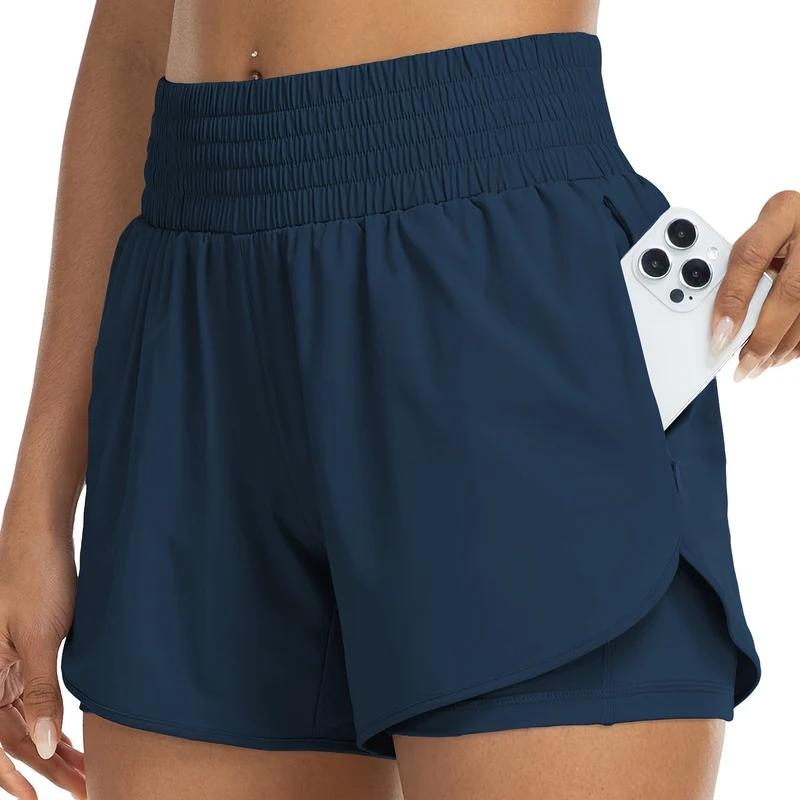 Sneldrogende yogashort voor dames