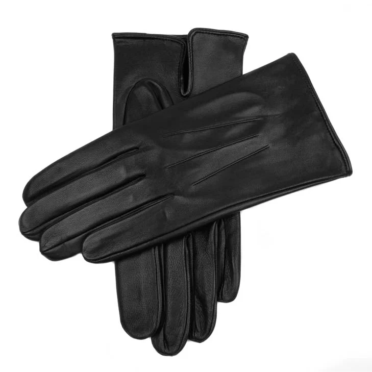 Heritage driepunts lederen herenhandschoenen