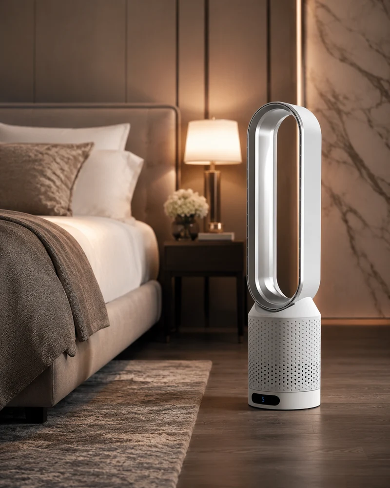 Stille premium ventilator voor de slaapkamer