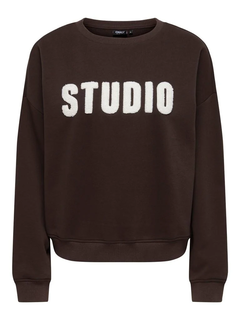 ONLSWEAT LIFE L/S CREW O.SIZE