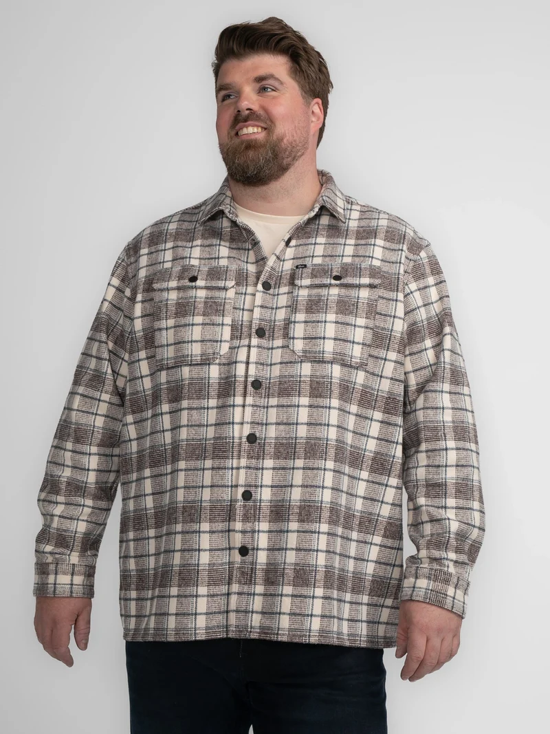 Plus Size Geruit Overhemd Southeast