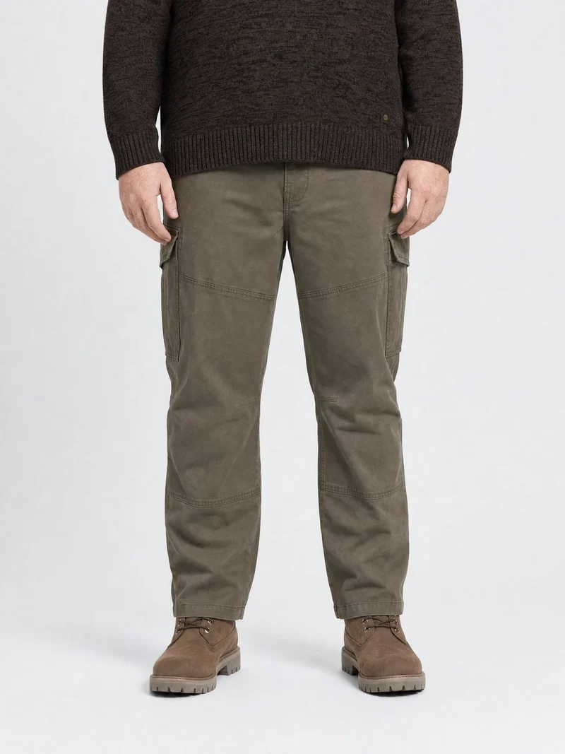 Plus Size Cargo broek met rechte pijpen cooper