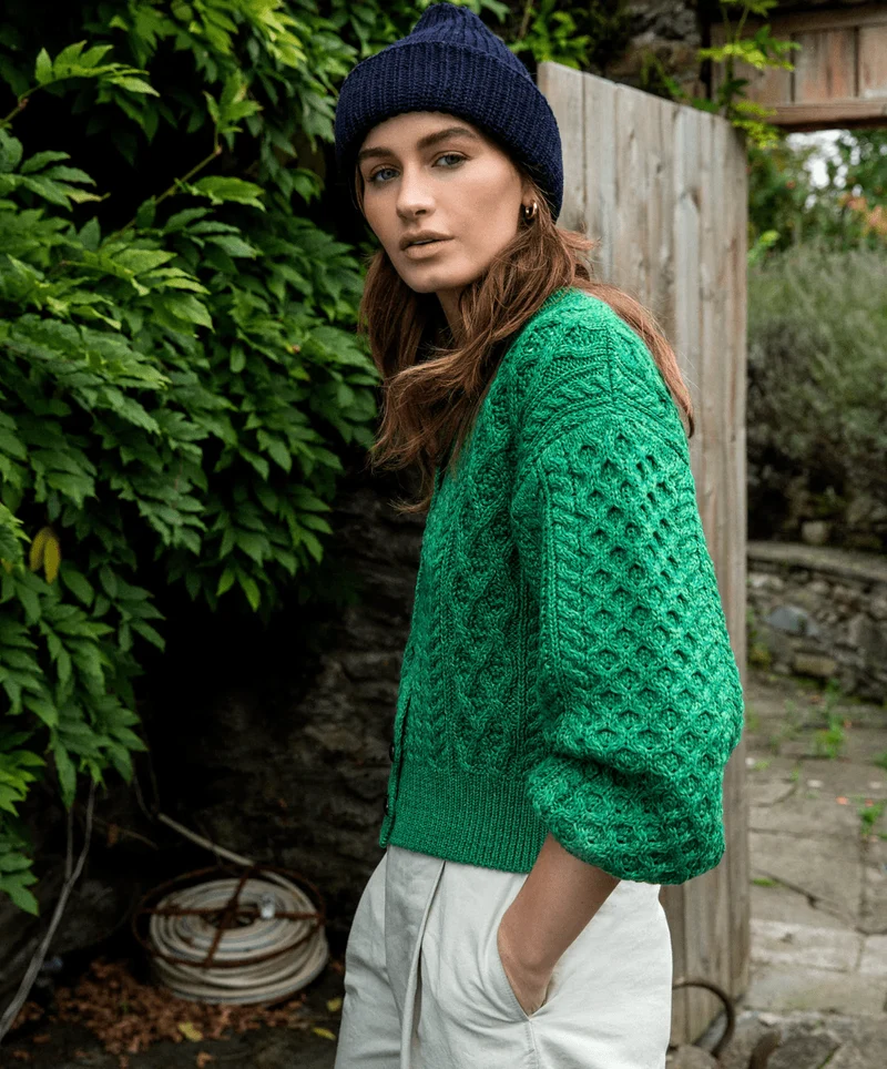 Ireland’s Eye | Iers Wollen Vest Dames | Clover Cardigan
