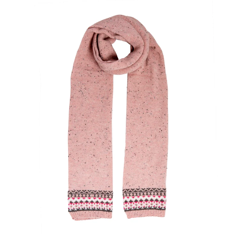 Jacquard Fair Isle gebreide damessjaal