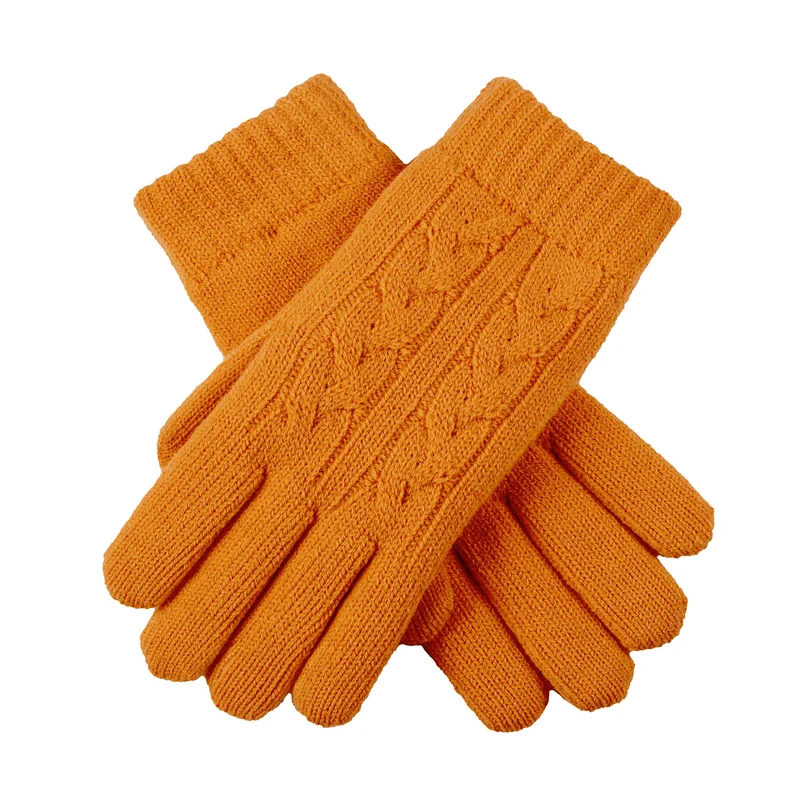 Kabelgebreide dameshandschoenen