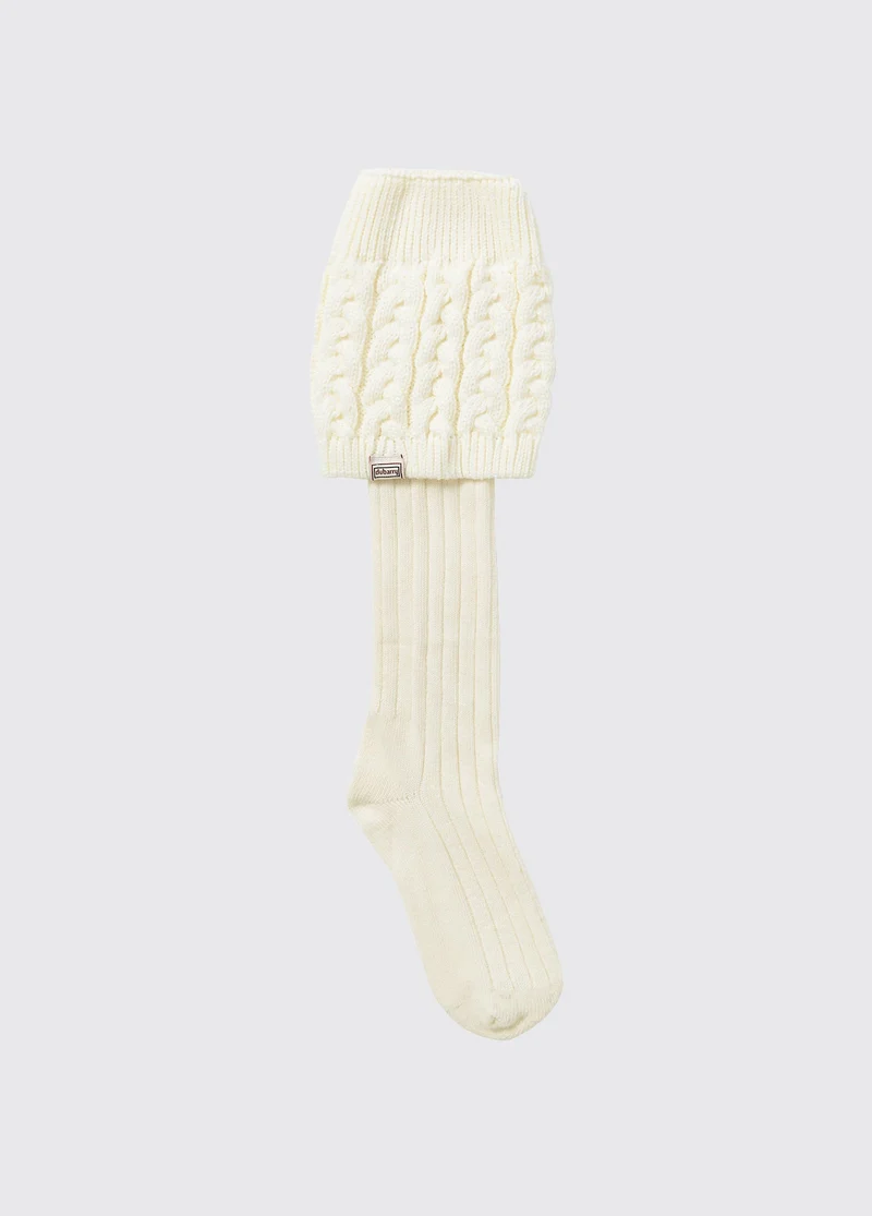 Trinity katoenen sokken - Lang - Cream