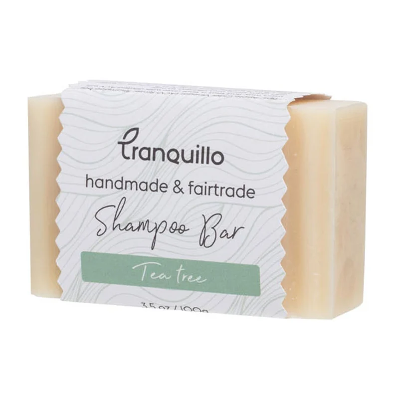 TRANQUILLO vegan Shampoo bar TEA TREE zero waste