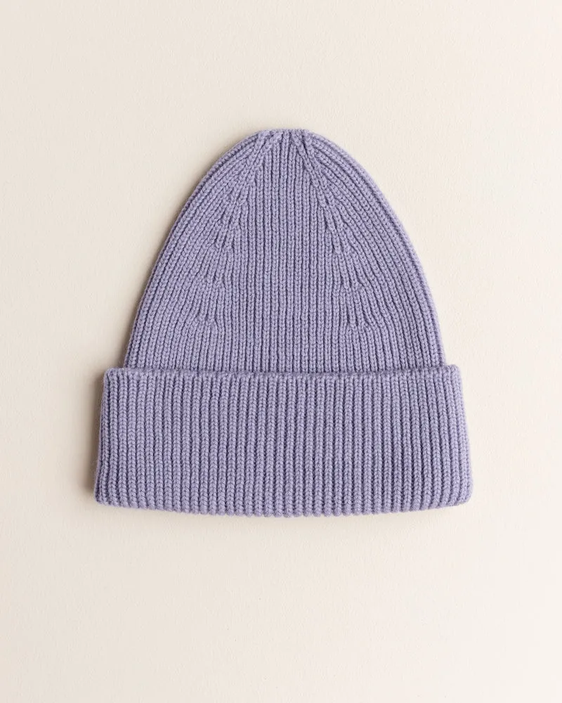 Hvid - Wollen mutsje Fonzie KIDS Lilac