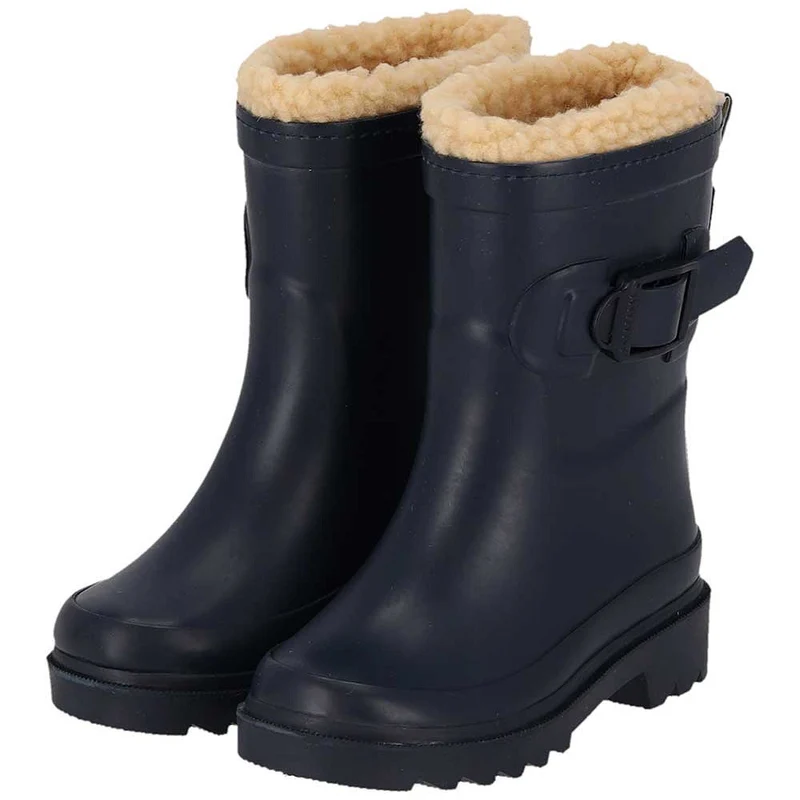 Regenlaarzen kinderen - Unisex - Fake Fur voering - Morethansocks