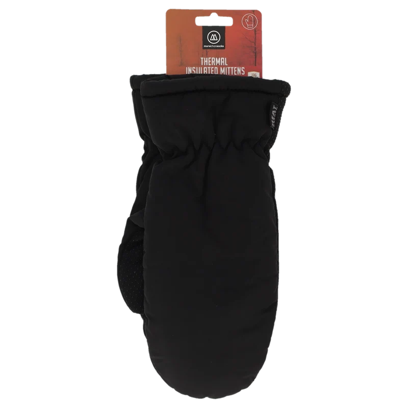 Thermo wanten dames - Zwart - One Size - 1-Paar - Morethansocks