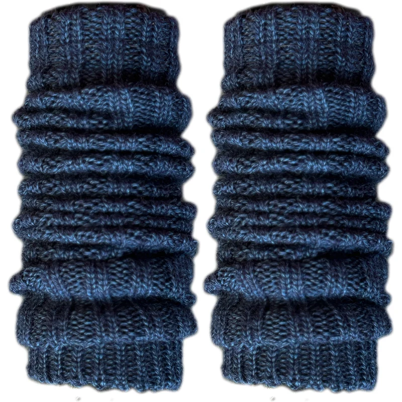 HIRSCH lange wollen beenwarmers EFFEN TWEED 033 27 - 50 cm
