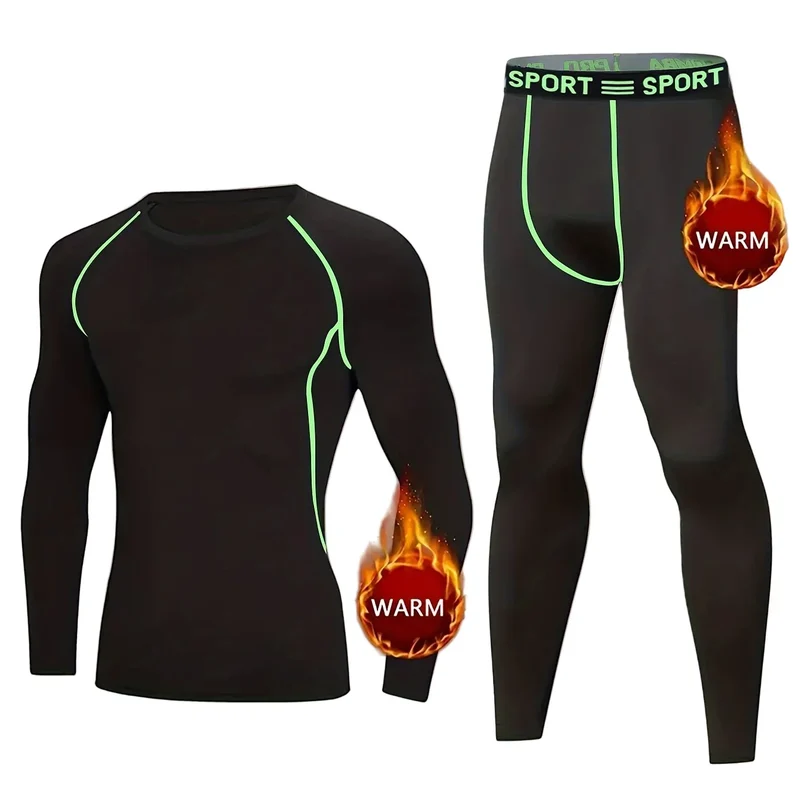 Thermo ondergoed heren set | Warm sport ondergoed voor winter