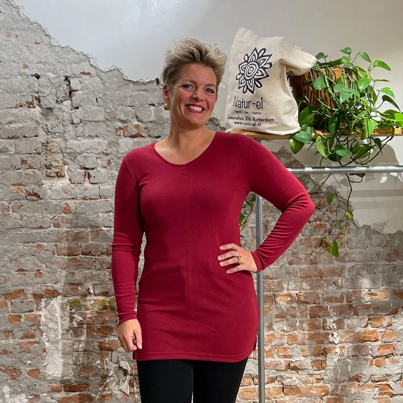 ENGEL Wol zijde tuniek shirt dames MALVE biologische wol