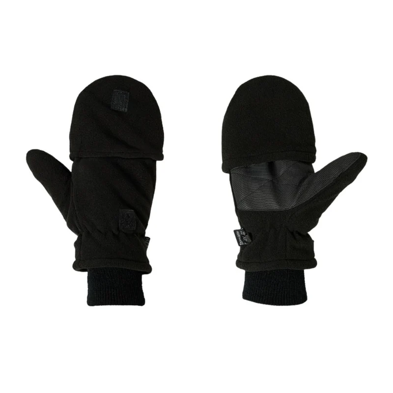 Thermo Handschoenen fingertop - Heren - Zwart - 2-Paar