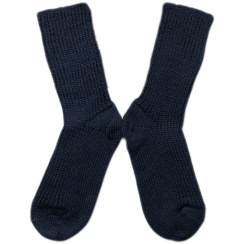 HIRSCH NATUR wollen sokken KIND effen NAVY 781 07