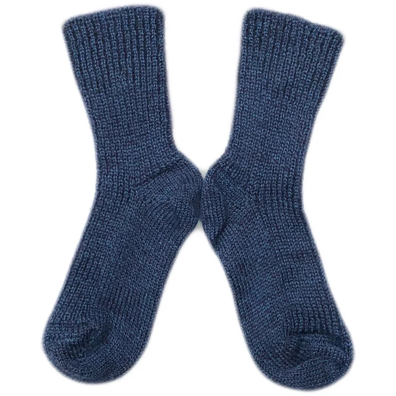 HIRSCH NATUR wollen sokken KIND effen JEANS 781 09