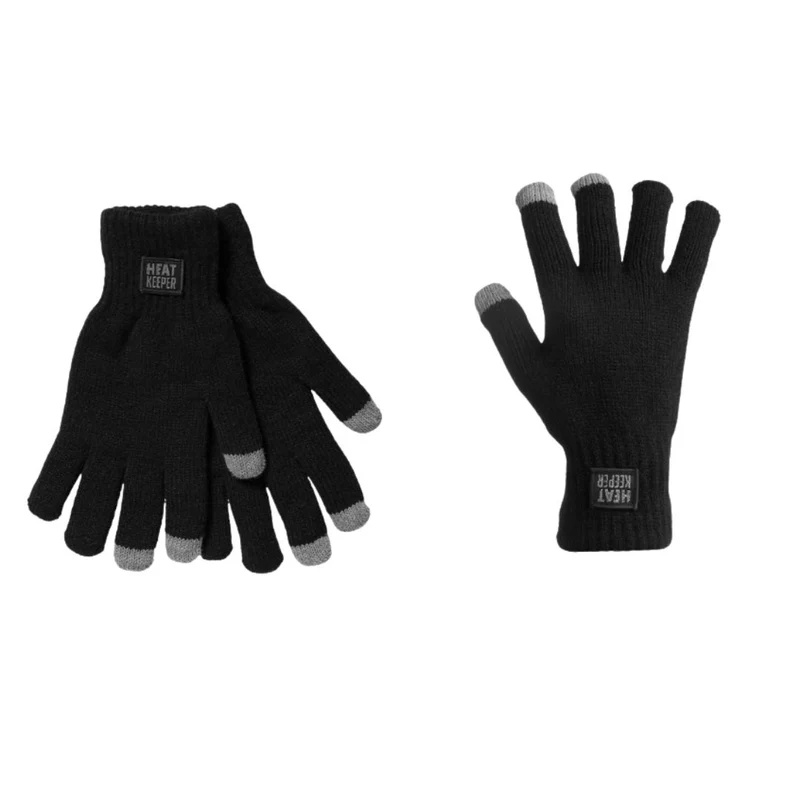 Thermo handschoenen - I-touch - Zwart - 2-Paar