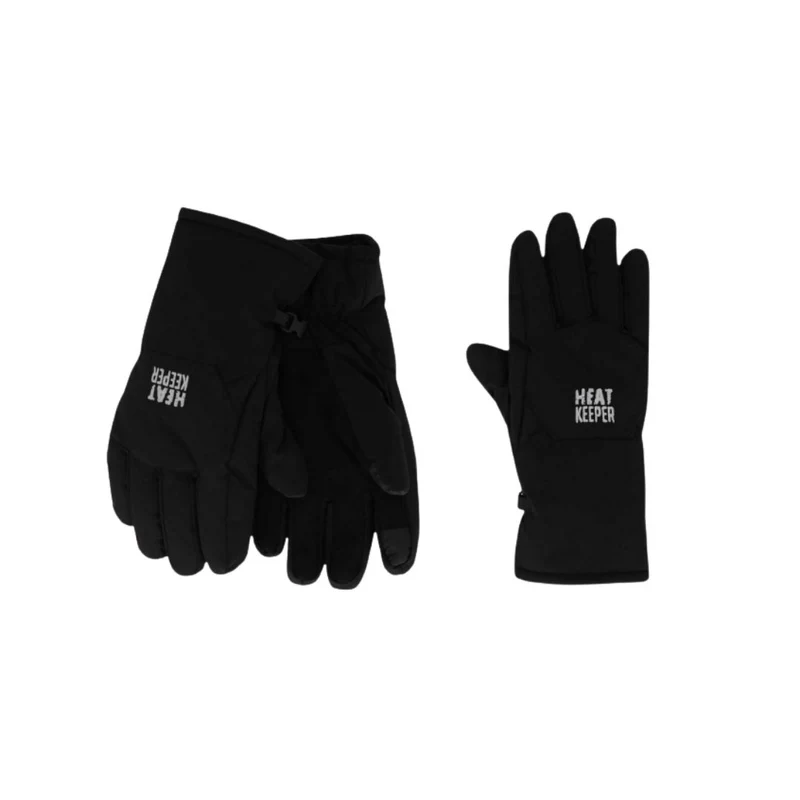 Dames winter handschoenen - Softshell - Zwart - 2-Paar
