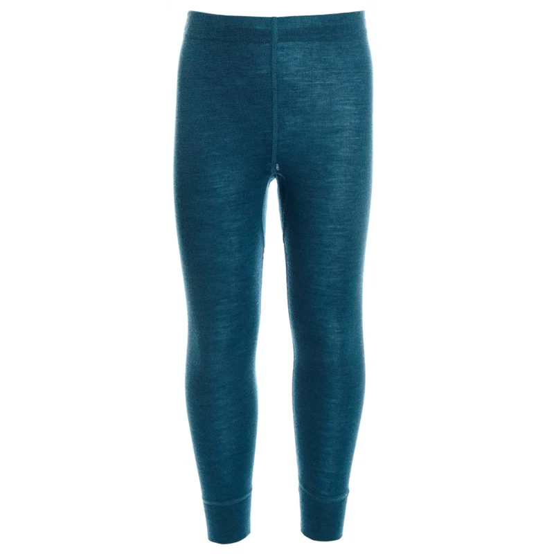 HOCOSA legging biologische wol zijde kind ZEEBLAUW