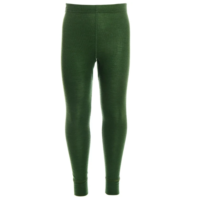 HOCOSA legging biologische wol zijde kind GROEN