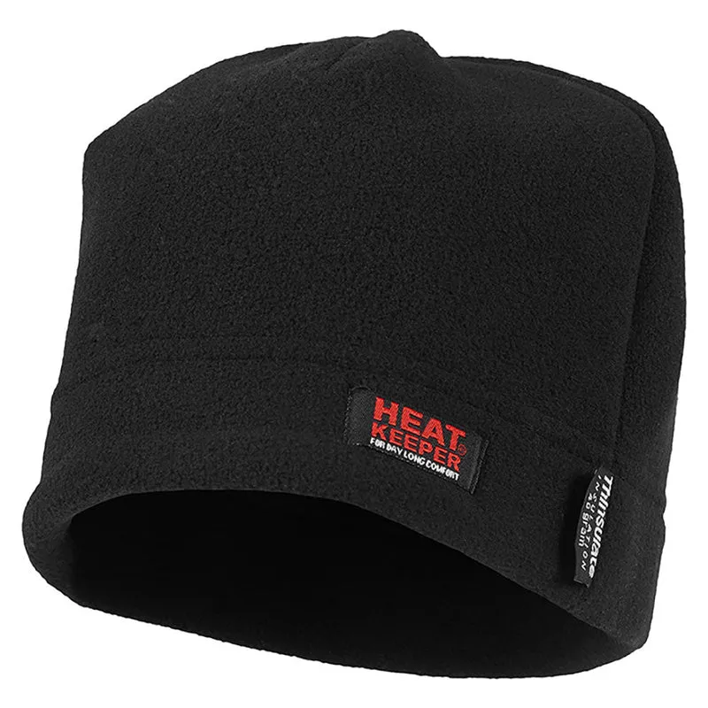 Thermo Muts Heren - Fleece - Zwart - 2-Stuks