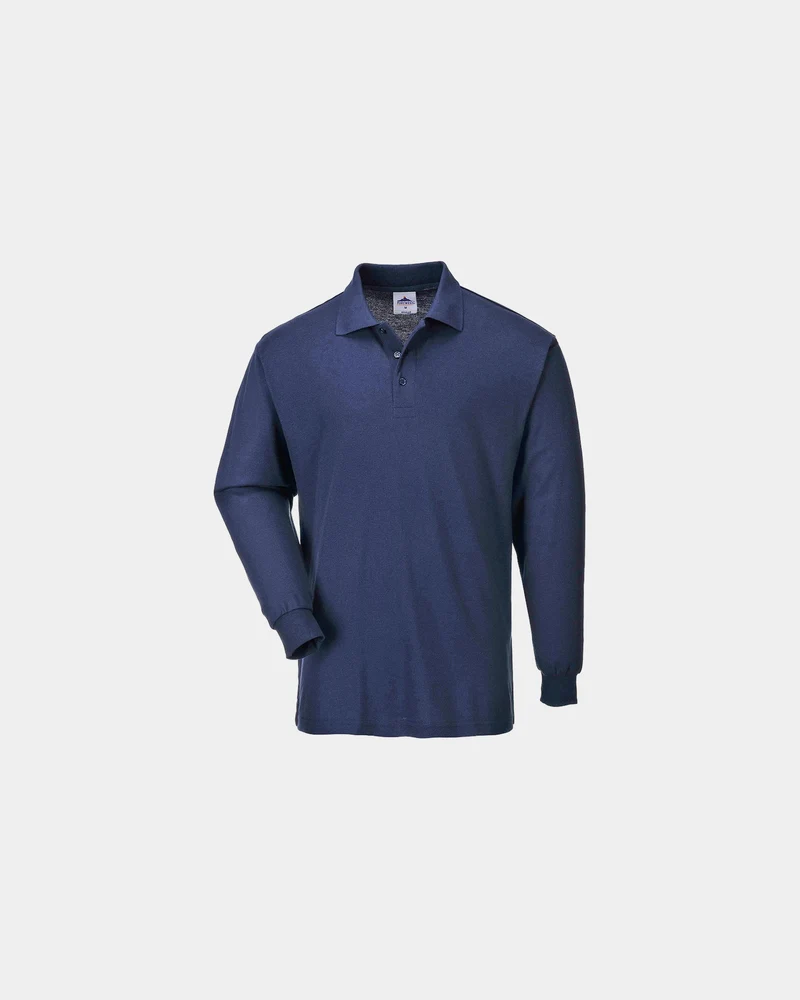 Polo lange mouwen polyester katoen om te personaliseren