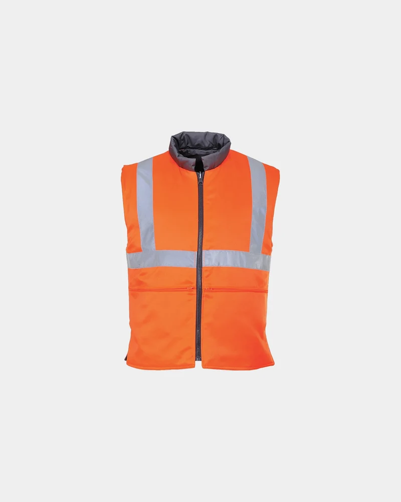 Bodywarmer omkeerbaar waterafstotend om te personaliseren