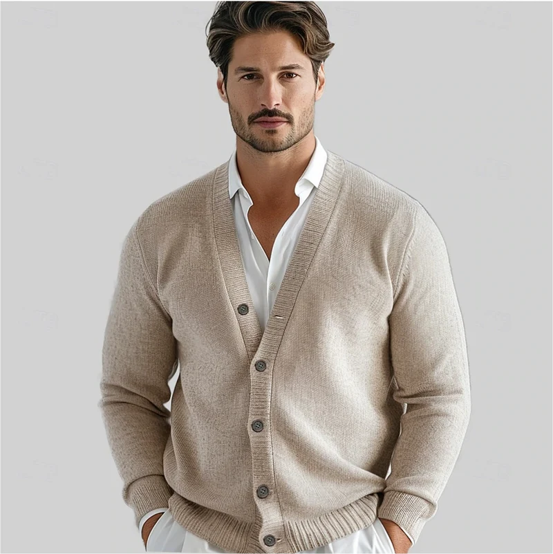 Liam | Gebreid vest met knoopsluiting voor heren