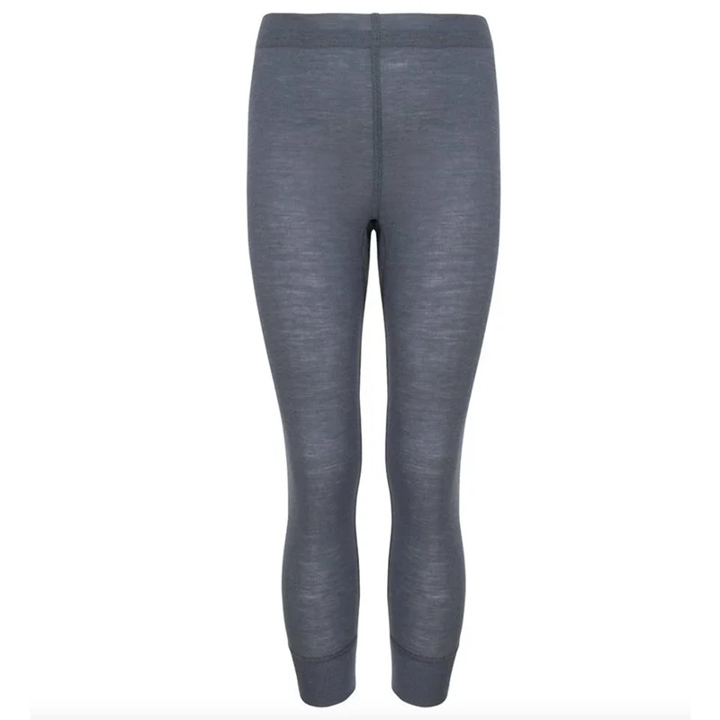 HOCOSA legging biologische wol zijde kind ANTRACIET