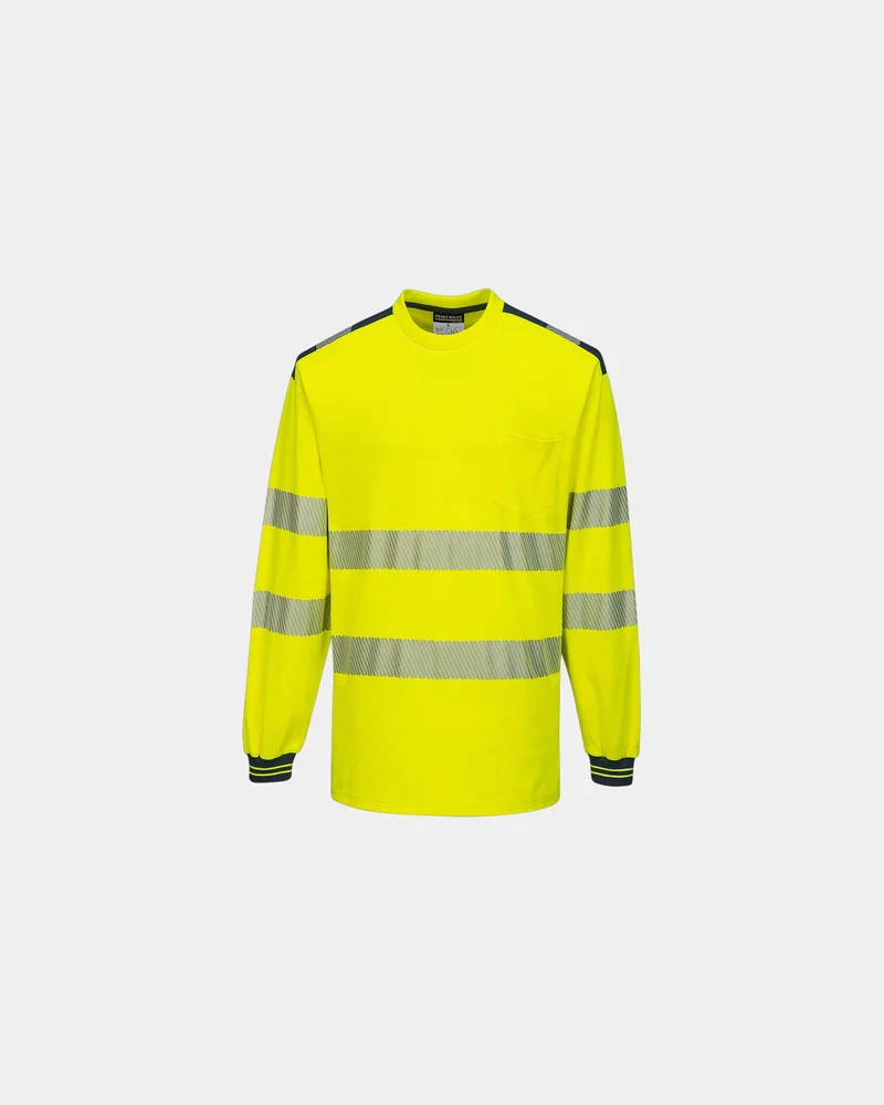 T-shirt hoge zichtbaarheid katoen om te personaliseren
