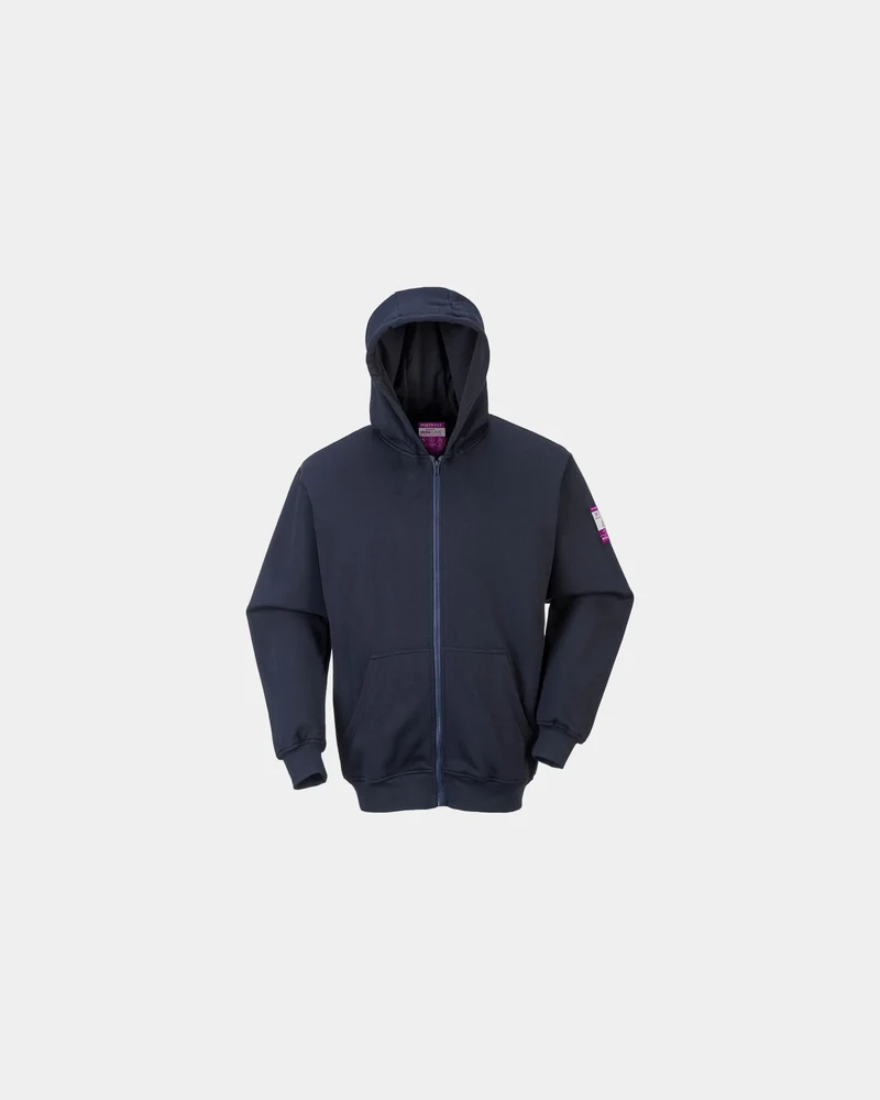 Sweater met rits en capuchon om te personaliseren