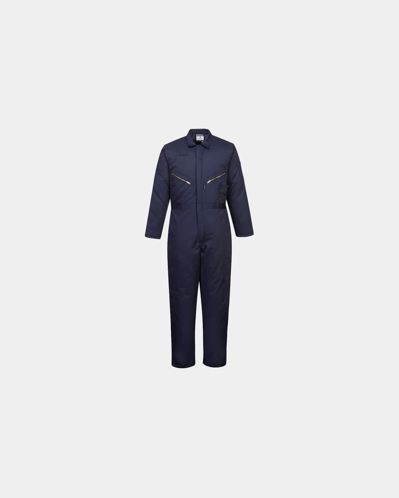 Gewatteerde overall polycotton 245 g/m² om te personaliseren