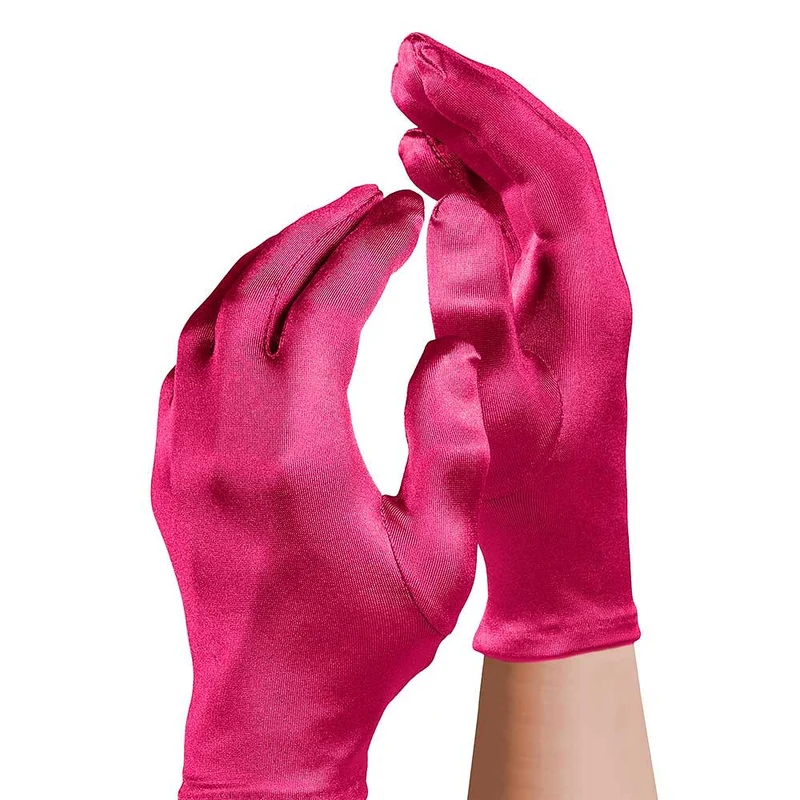 Satijnen handschoen - gala handschoenen 20 cm