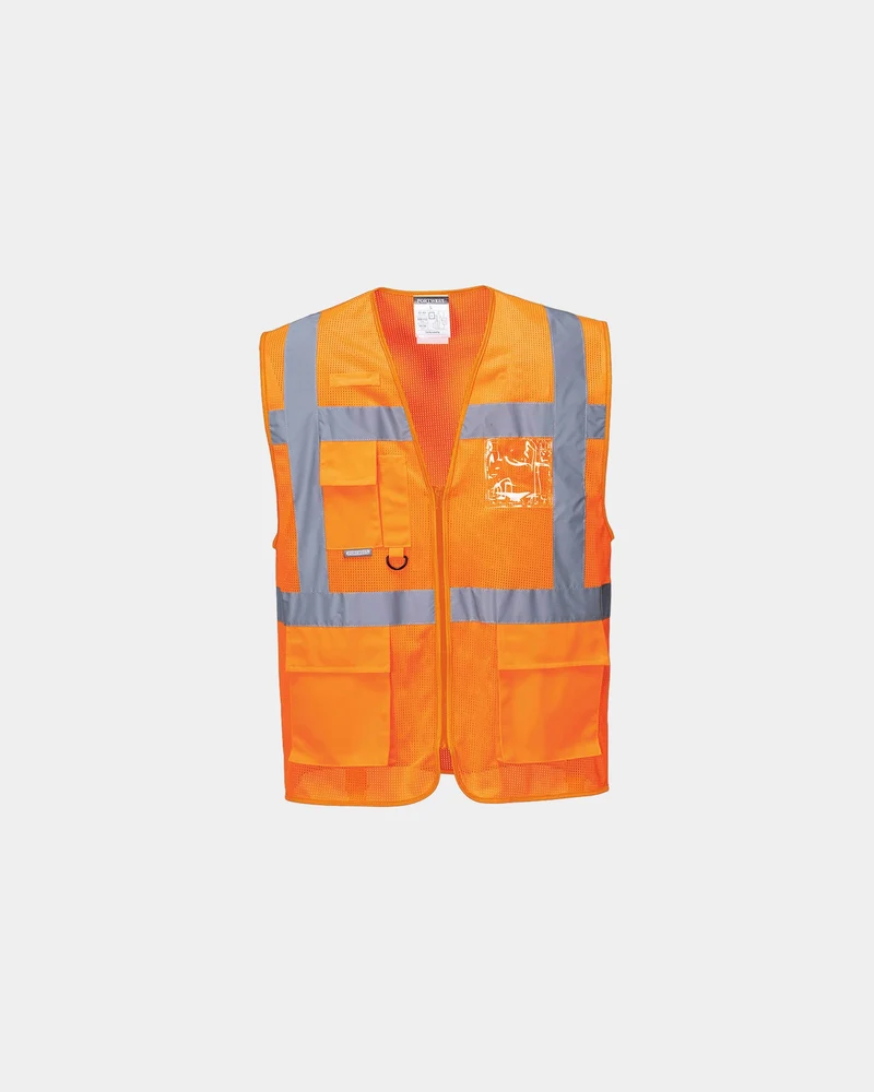 Hi-vis gilet ademend Meshair Athène om te personaliseren