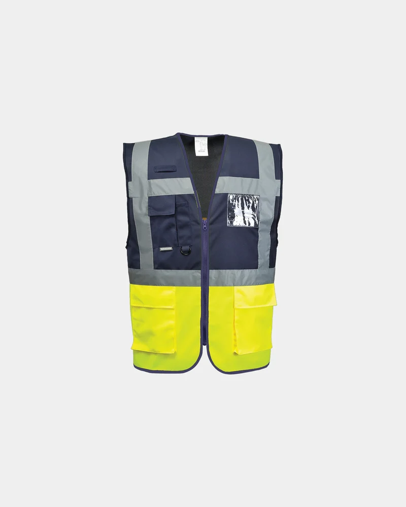 Veiligheidsvest bicolor Executive om te personaliseren
