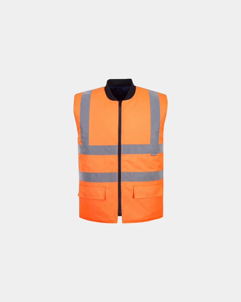 Bodywarmer reversibel om te personaliseren